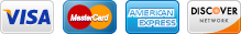 Visa, Master Card, American Express, Discover Network